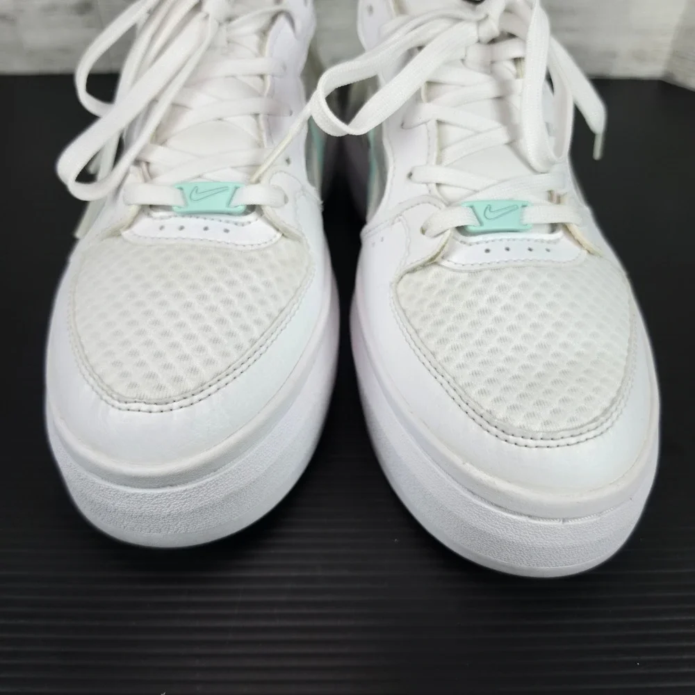 Nike Vandalised LX White Light Blue Platform Sneakers CW6536-100 Womens 9.5